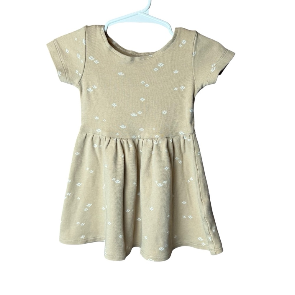 Colored Organics SS Swing Dress Clay Tulip 12-18M